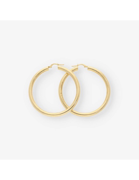 Pendientes aro en oro 18kt