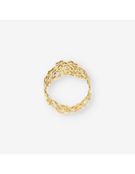 Anillo calado osos oro TOUS
