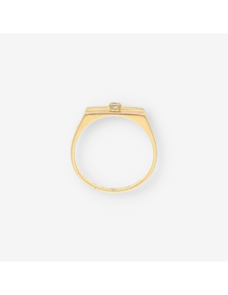 Anillo oro y brillantes