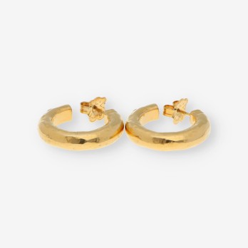 Pendientes Tous en plata baÃ±ado en oro 18kt 2