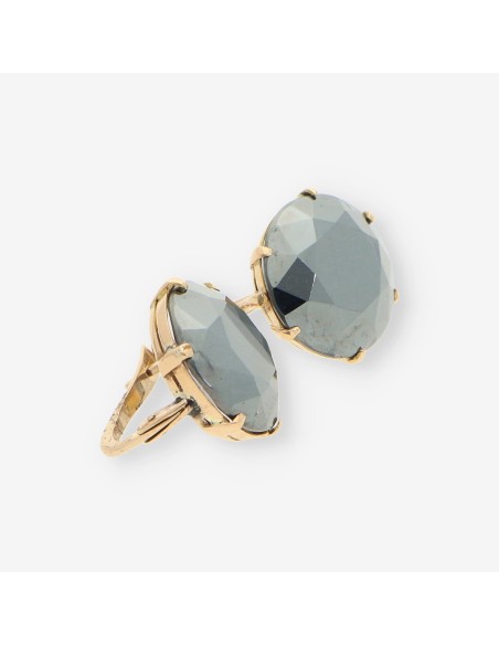 Pendientes Onix y oro