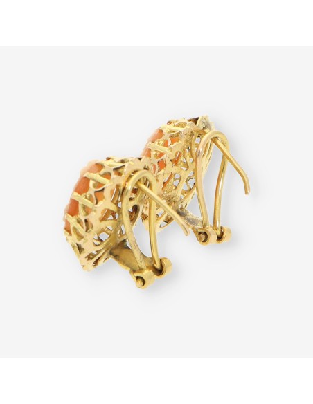 Pendientes camafeo oro