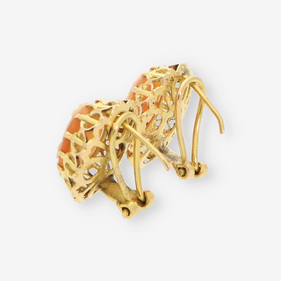 Pendientes camafeo oro