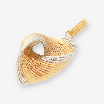Colgante oro blanco y oro amarillo 2