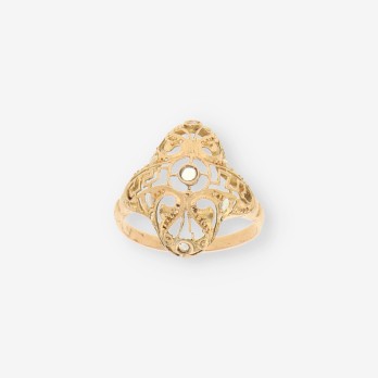 Anillo vintage oro 2