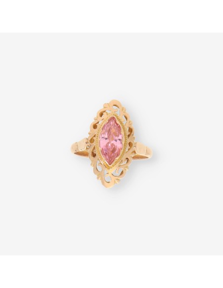 Anillo oro p.rosa