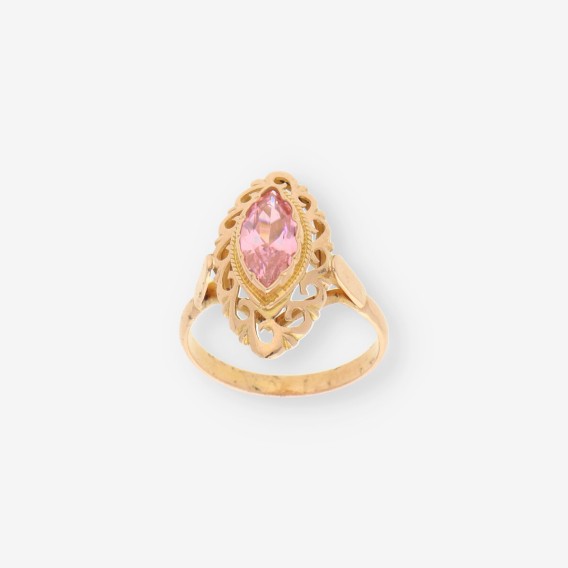 Anillo oro p.rosa