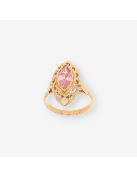 Anillo oro p.rosa