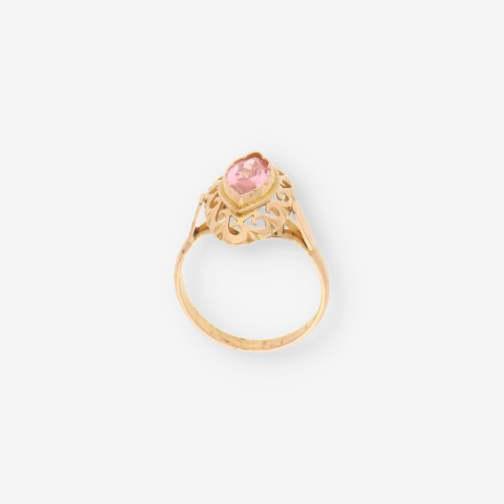 Anillo oro p.rosa