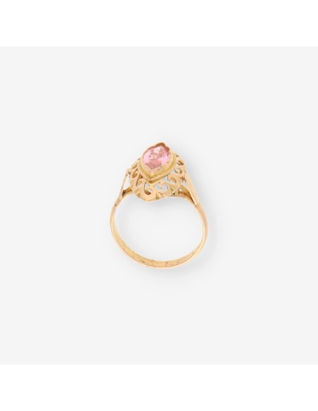 Anillo oro p.rosa
