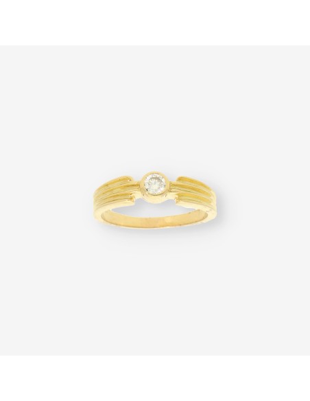 Anillo oro y brillantes