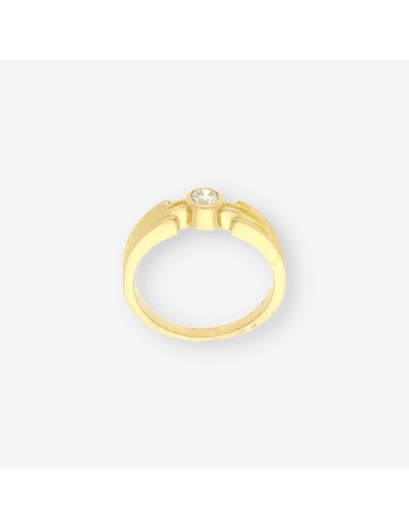 Anillo oro y brillantes