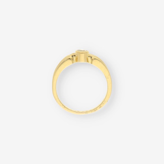 Anillo oro y brillantes
