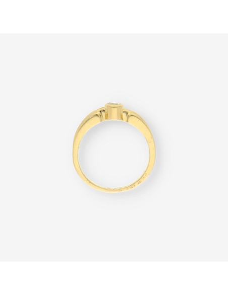 Anillo oro y brillantes