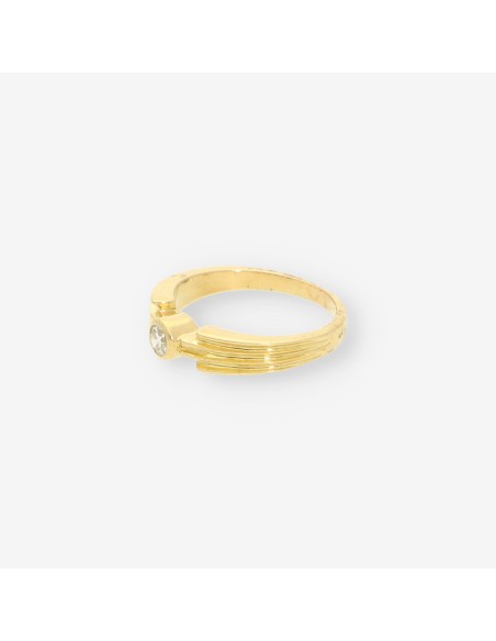 Anillo oro y brillantes