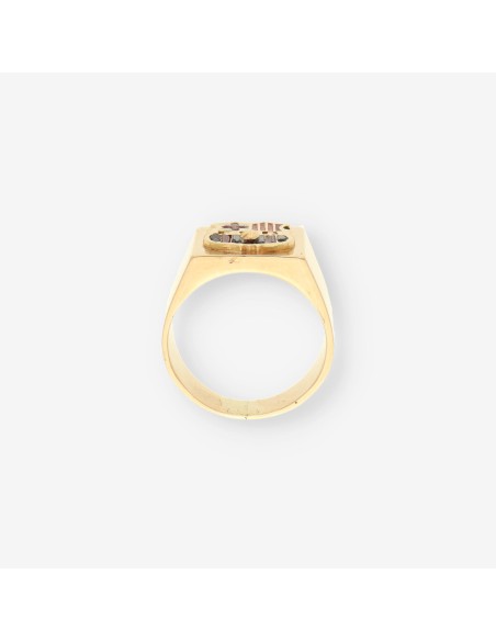 Anillo sello oro BarÃ§a