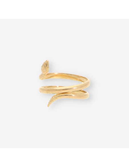 Anillo serpiente oro