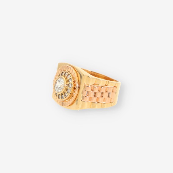 Anillo sello oro