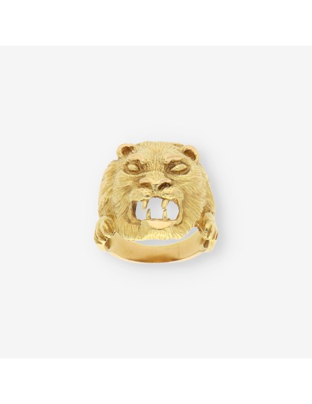 Anillo LeÃ³n oro