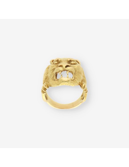 Anillo LeÃ³n oro