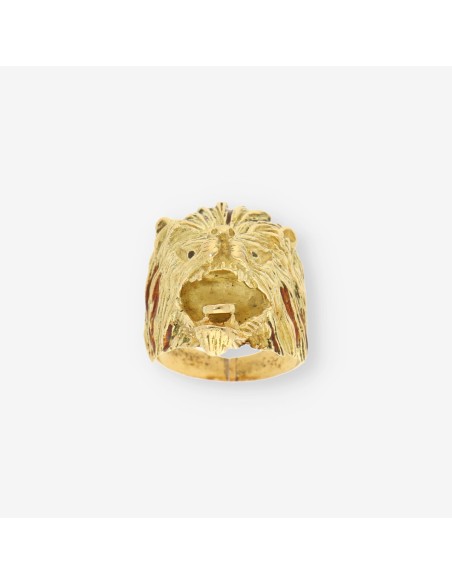 Anillo LeÃ³n oro