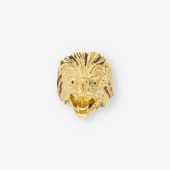 Anillo LeÃ³n oro