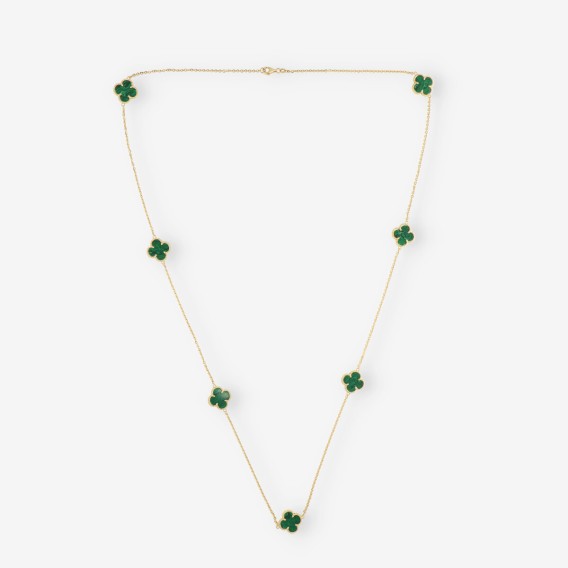 Cadena tipo trÃ©bol oro