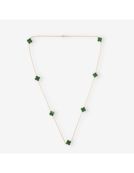 Cadena tipo trÃ©bol oro