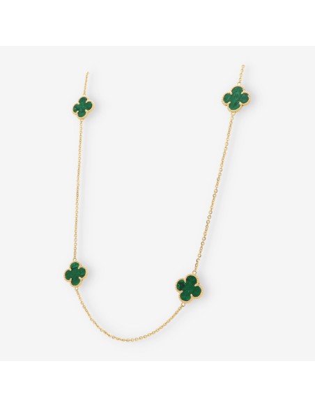 Cadena tipo trÃ©bol oro