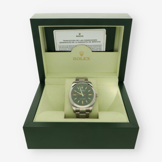 ROLEX Milgauss acero 116400GV G643426
