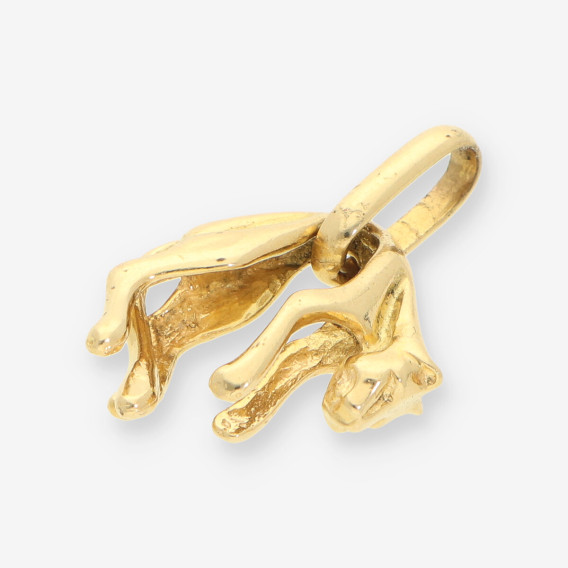 Colgante pantera oro