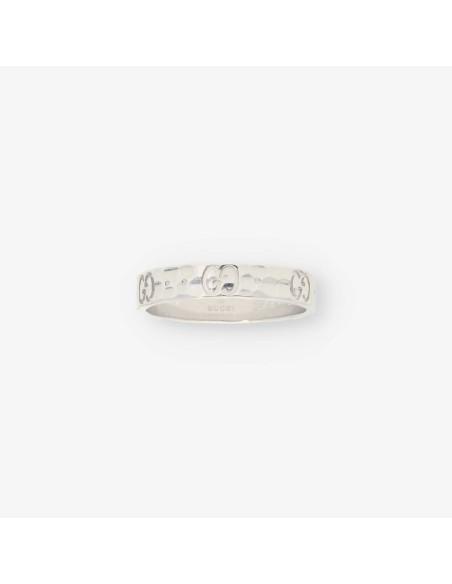 Anillo Gucci oro blanco 18kt