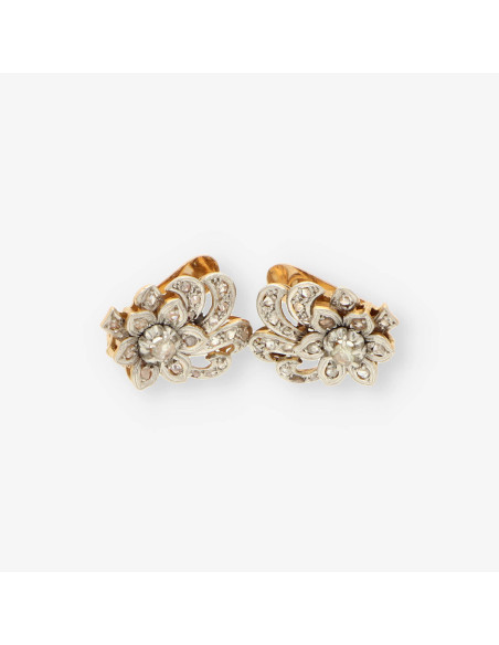Pendientes Vintage oro y diamantes