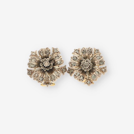 Pendientes Vintage oro y diamantes