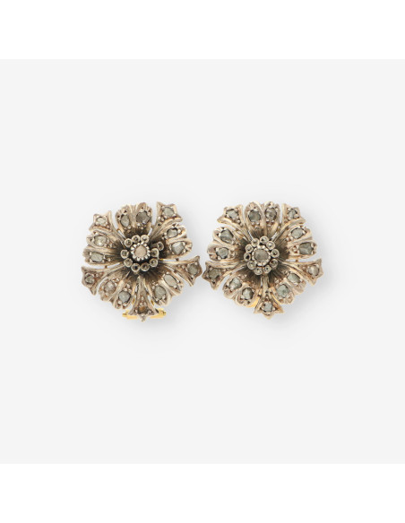Pendientes Vintage oro y diamantes