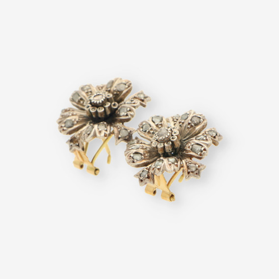 Pendientes Vintage oro y diamantes