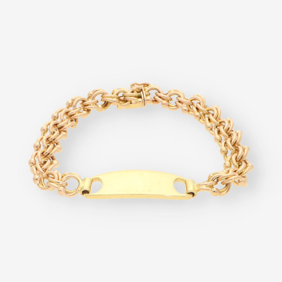 Pulsera no me olvides oro