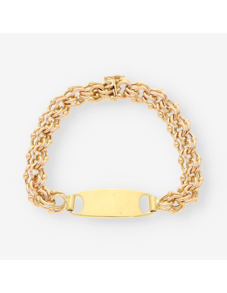 Pulsera no me olvides oro