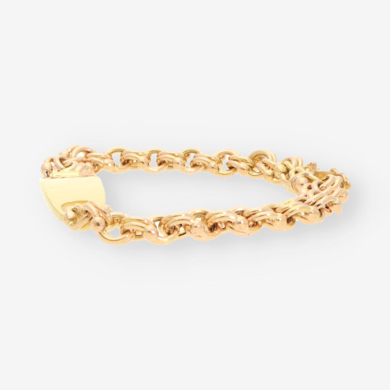 Pulsera no me olvides oro