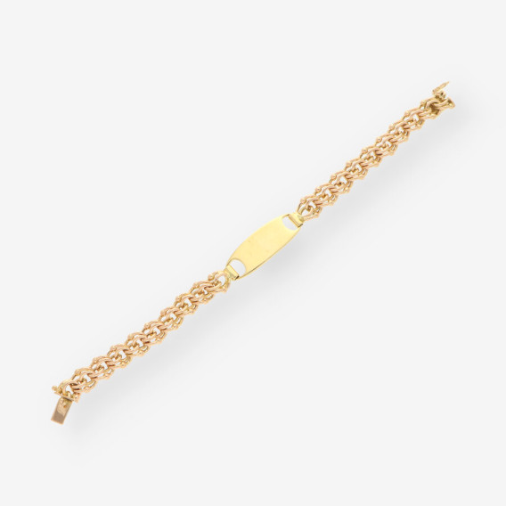 Pulsera no me olvides oro