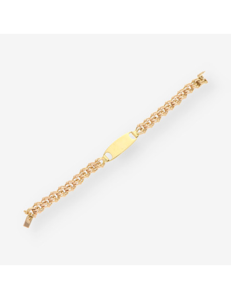 Pulsera no me olvides oro