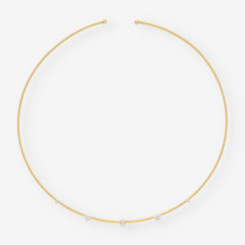 Gargantilla TOUS oro bl./ama. brillantes 2