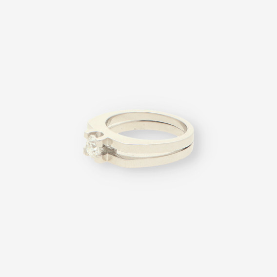 Anillo oro bl. y bri ap.0,90 Qt. CELLINI