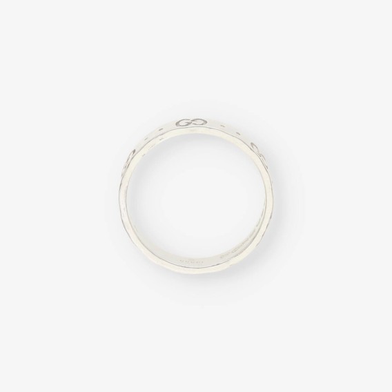 Anillo Gucci oro blanco 18kt