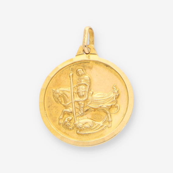 Medalla Virgen San Jorge oro