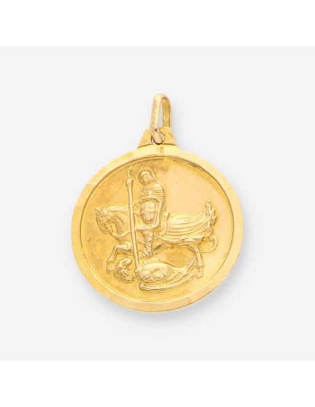 Medalla Virgen San Jorge oro
