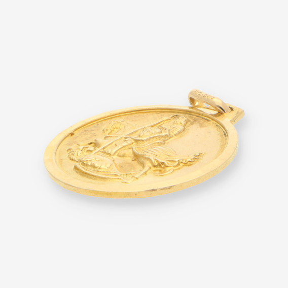 Medalla Virgen San Jorge oro