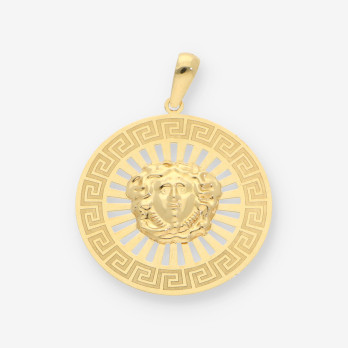 Colgante cara Versace oro