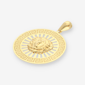 Colgante cara Versace oro 2