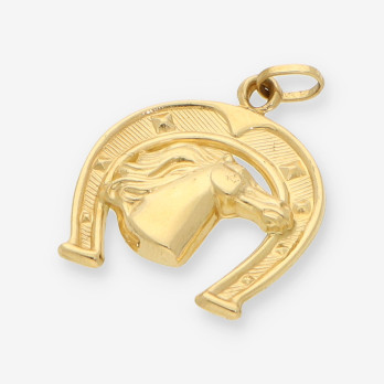 Colgante herradura oro 2